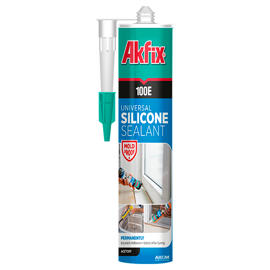 Akfix 100E  герметик универсальный силиконовый 