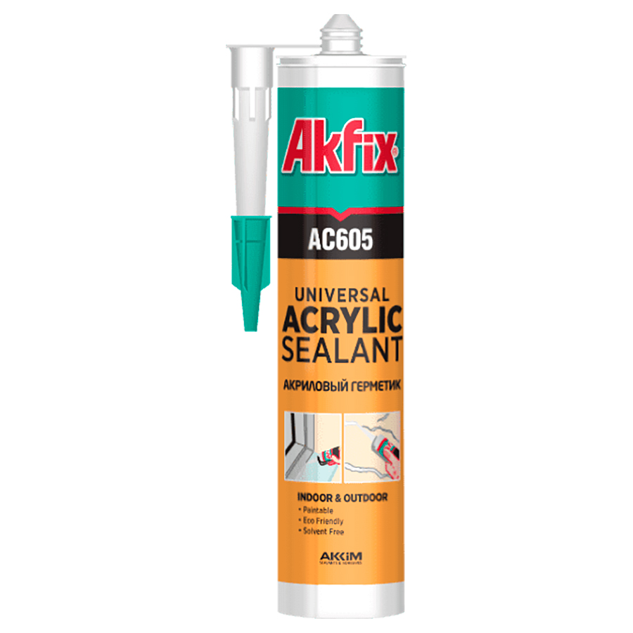 Akfix AC605  герметик  акриловый  