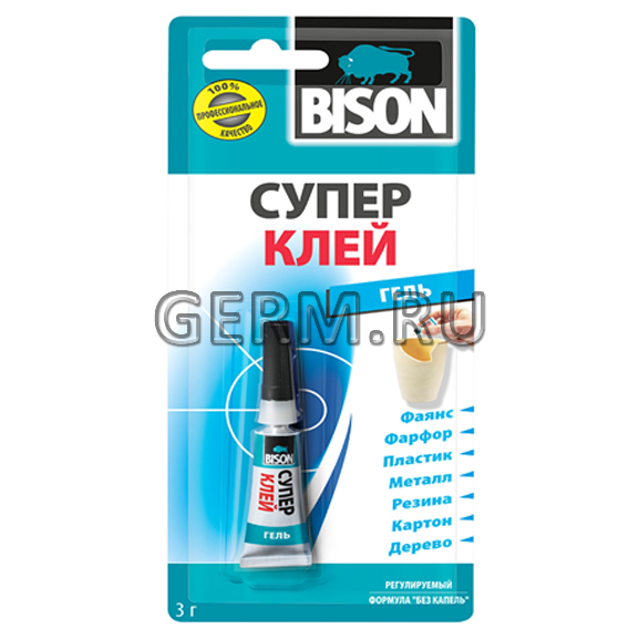 BISON Super Glue gel супер клей гель
