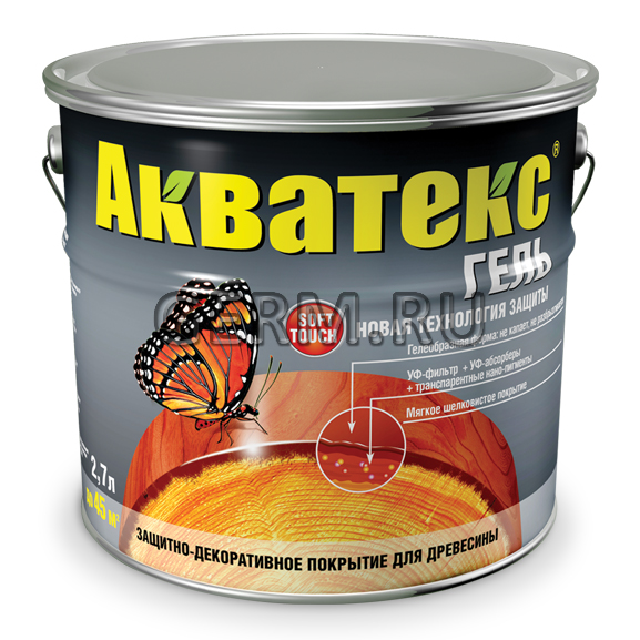 АКВАТЕКС Гель защитно-декоративное покрытие для древесины