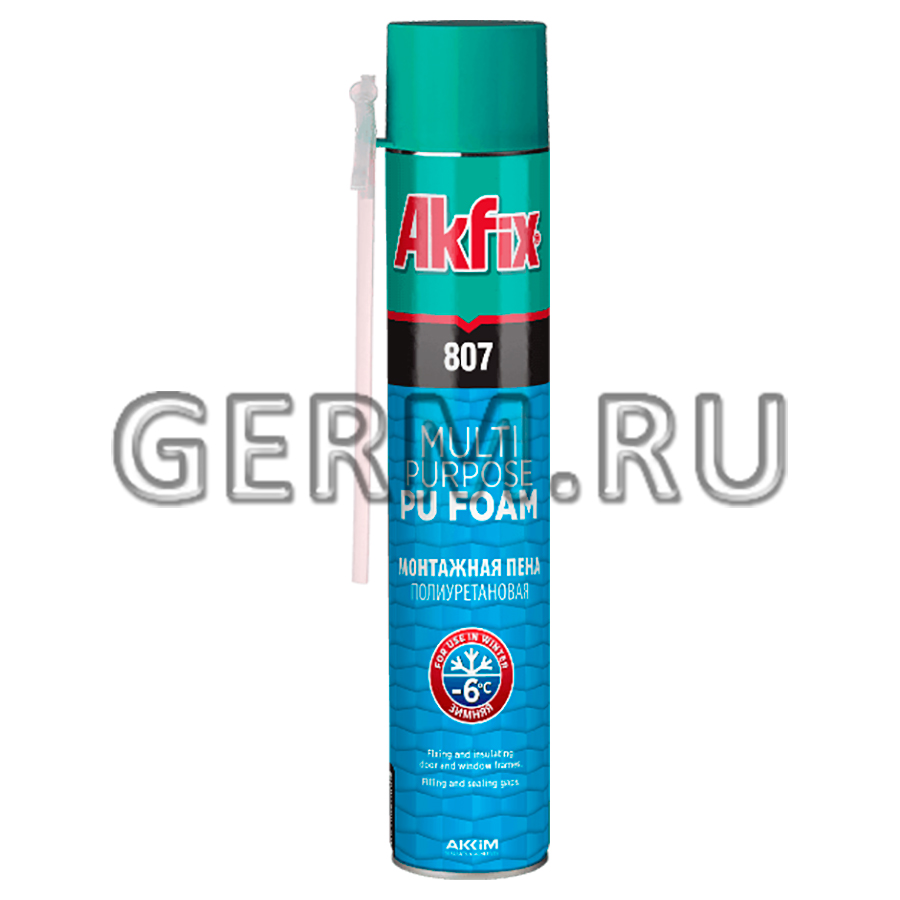 Akfix - 807 Многоцелевая зимняя монтажная пена 850мл